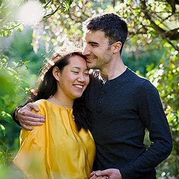 Couples shoot at home
